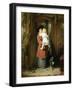 A Christmas Kiss-George Bernard O'neill-Framed Giclee Print