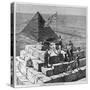 A Christmas Lunch on the Great Pyramid.-null-Stretched Canvas