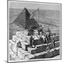 A Christmas Lunch on the Great Pyramid.-null-Mounted Giclee Print