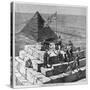 A Christmas Lunch on the Great Pyramid.-null-Stretched Canvas