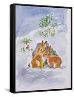 A Christmas Message-Diane Matthes-Framed Stretched Canvas