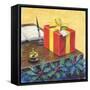 A Christmas Package-Edgar Jerins-Framed Stretched Canvas