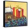 A Christmas Package-Edgar Jerins-Framed Stretched Canvas