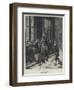 A Christmas Party, Out in the Cold-Augustus Edward Mulready-Framed Giclee Print