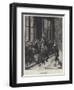 A Christmas Party, Out in the Cold-Augustus Edward Mulready-Framed Giclee Print