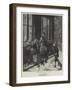 A Christmas Party, Out in the Cold-Augustus Edward Mulready-Framed Giclee Print