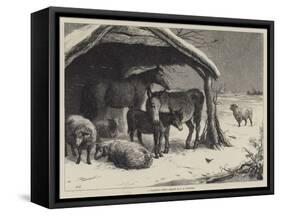 A Christmas Party-Ebenezer Newman Downard-Framed Stretched Canvas