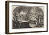 A Christmas Play before Queen Elizabeth-Sir John Gilbert-Framed Giclee Print