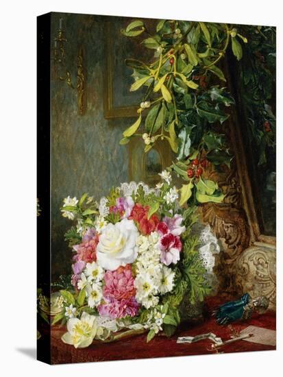 A Christmas Posy-Martha Darley Mutrie-Stretched Canvas