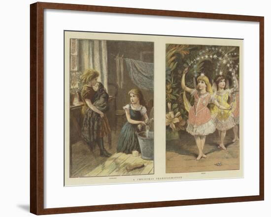 A Christmas Transformation-null-Framed Giclee Print