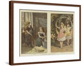 A Christmas Transformation-null-Framed Giclee Print