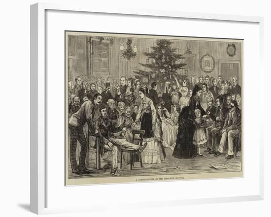 A Christmas-Tree at the Middlesex Hospital-null-Framed Giclee Print