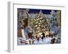 A Christmas Tree in the Streets of Moscow, C.1950-null-Framed Giclee Print