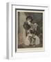 A Christmas Visit to Grandfather-John Raphael Smith-Framed Giclee Print