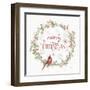 A Christmas Weekend VI Merry Christmas-Lisa Audit-Framed Art Print