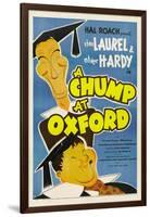 A Chump at Oxford, Stan Laurel, Oliver Hardy, 1940-null-Framed Art Print