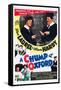 A Chump at Oxford, Stan Laurel, Oliver Hardy on poster art, 1940-null-Framed Stretched Canvas