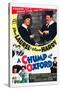 A Chump at Oxford, Stan Laurel, Oliver Hardy on poster art, 1940-null-Stretched Canvas