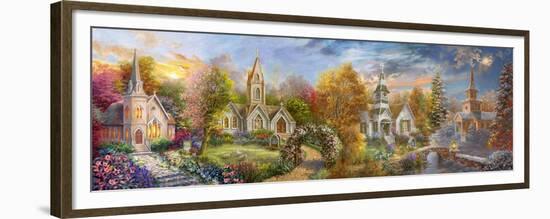 A Church for all Seasons-Nicky Boehme-Framed Giclee Print