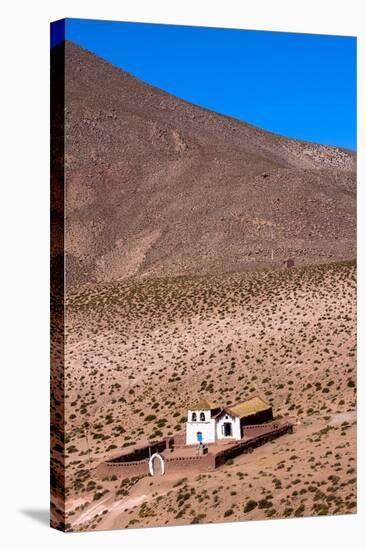 A Church in Machuca, Atacama Desert, Chile and Bolivia-Françoise Gaujour-Stretched Canvas
