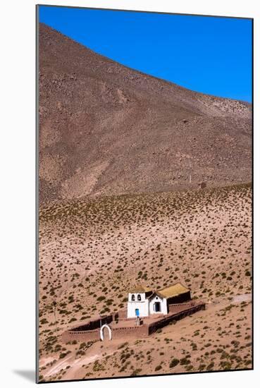 A Church in Machuca, Atacama Desert, Chile and Bolivia-Françoise Gaujour-Mounted Photographic Print