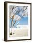 A Church in Oia, Santorini, Greece-Nadia Isakova-Framed Photographic Print