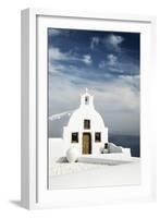 A Church in Oia, Santorini (Thira), Greece-Nadia Isakova-Framed Photographic Print