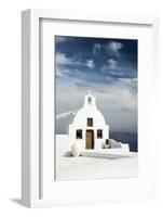 A Church in Oia, Santorini (Thira), Greece-Nadia Isakova-Framed Photographic Print