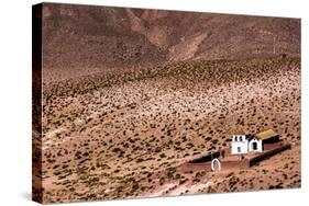 A Church in the Atacama Desert, Chile and Bolivia-Françoise Gaujour-Stretched Canvas