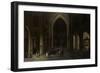 A Church Interior by Candlelight-Pieter Neefs-Framed Art Print