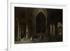 A Church Interior by Candlelight-Pieter Neefs-Framed Art Print