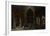 A Church Interior by Candlelight-Pieter Neefs-Framed Art Print