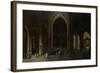 A Church Interior by Candlelight-Pieter Neefs-Framed Art Print