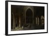 A Church Interior by Candlelight-Pieter Neefs-Framed Art Print