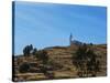 A Church Near Lake Titicaca-Alex Saberi-Stretched Canvas