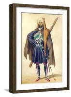 A Circassian (From: Scenes, Paysages, Meurs Et Costumes Du Caucas), 1840-Grigori Grigorievich Gagarin-Framed Giclee Print