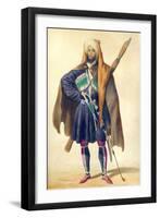 A Circassian (From: Scenes, Paysages, Meurs Et Costumes Du Caucas), 1840-Grigori Grigorievich Gagarin-Framed Giclee Print