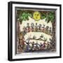 A circle of witches dancing beneath a full Moon, 19th or early 20th century-William Linnell-Framed Giclee Print