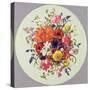 A Circular Arrangement of Flowers-Albert Williams-Stretched Canvas