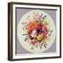 A Circular Arrangement of Flowers-Albert Williams-Framed Giclee Print