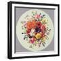 A Circular Arrangement of Flowers-Albert Williams-Framed Giclee Print