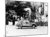 A Citroën 2CV in the Monte Carlo Rally, 1954-null-Mounted Photographic Print