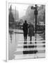 A City Street on a Rainy Day : the Location Is Manchester-Henry Grant-Framed Photographic Print