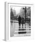 A City Street on a Rainy Day : the Location Is Manchester-Henry Grant-Framed Photographic Print