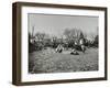 A Class from Fulham County Secondary School Having a Nature Lesson, London, 1908-null-Framed Photographic Print