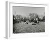 A Class from Fulham County Secondary School Having a Nature Lesson, London, 1908-null-Framed Photographic Print