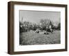 A Class from Fulham County Secondary School Having a Nature Lesson, London, 1908-null-Framed Photographic Print