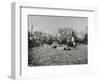 A Class from Fulham County Secondary School Having a Nature Lesson, London, 1908-null-Framed Photographic Print