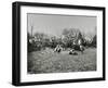 A Class from Fulham County Secondary School Having a Nature Lesson, London, 1908-null-Framed Premium Photographic Print