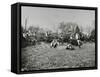 A Class from Fulham County Secondary School Having a Nature Lesson, London, 1908-null-Framed Stretched Canvas